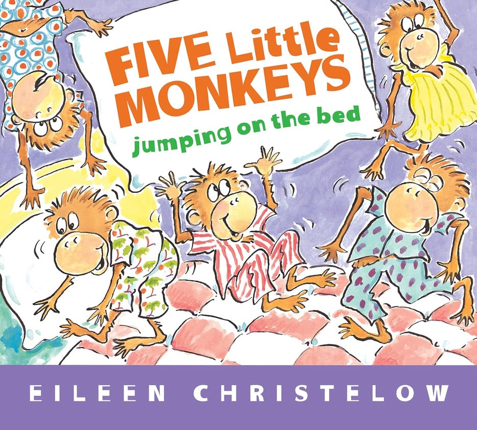 FIve Little Monkeys Jumping on the Bed- Book