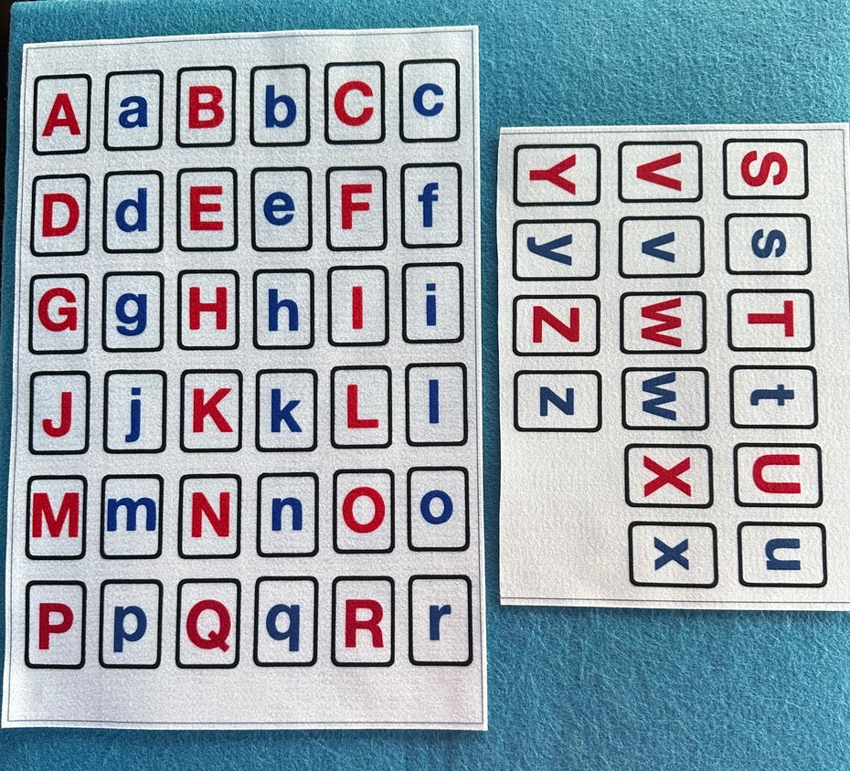 Alphabet Felt Board Set -(upper & lower case- 52 pcs)