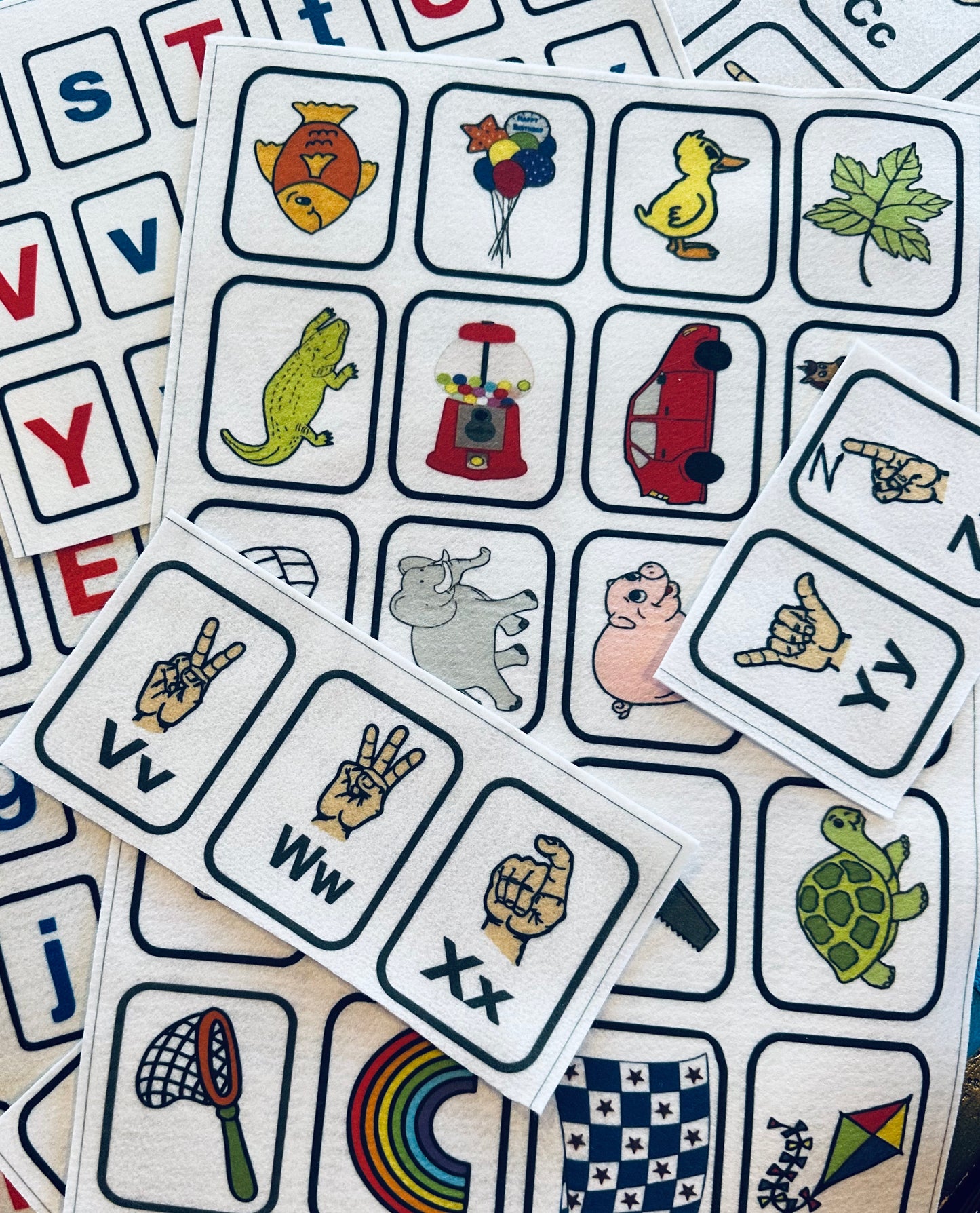 Alphabet Felt Board Set -(upper & lower case- 52 pcs)