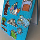 Single Sided Felt Board with Storage Pocket  14"x15"