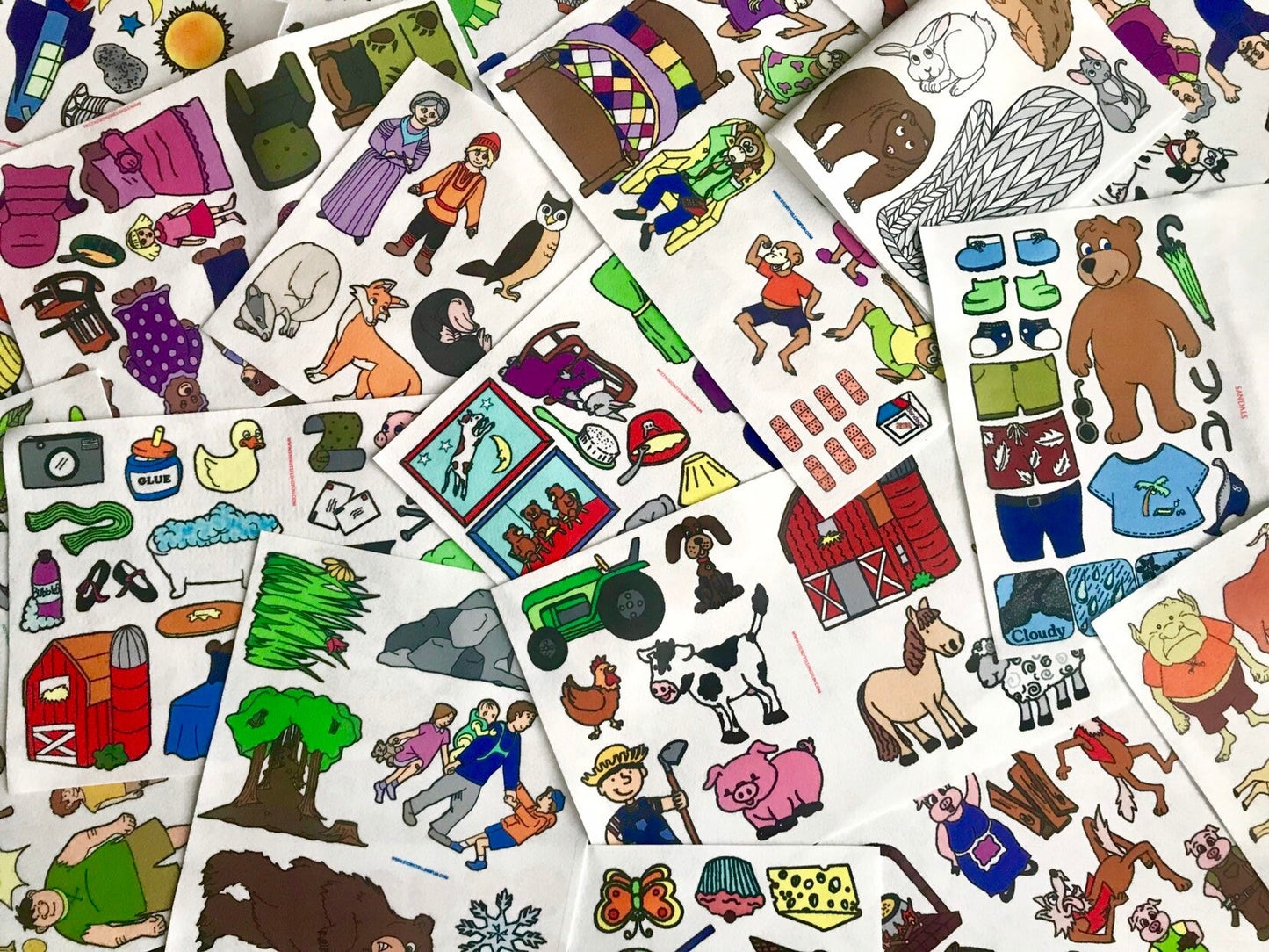 15 Un-cut Felt Board Stories Bundle