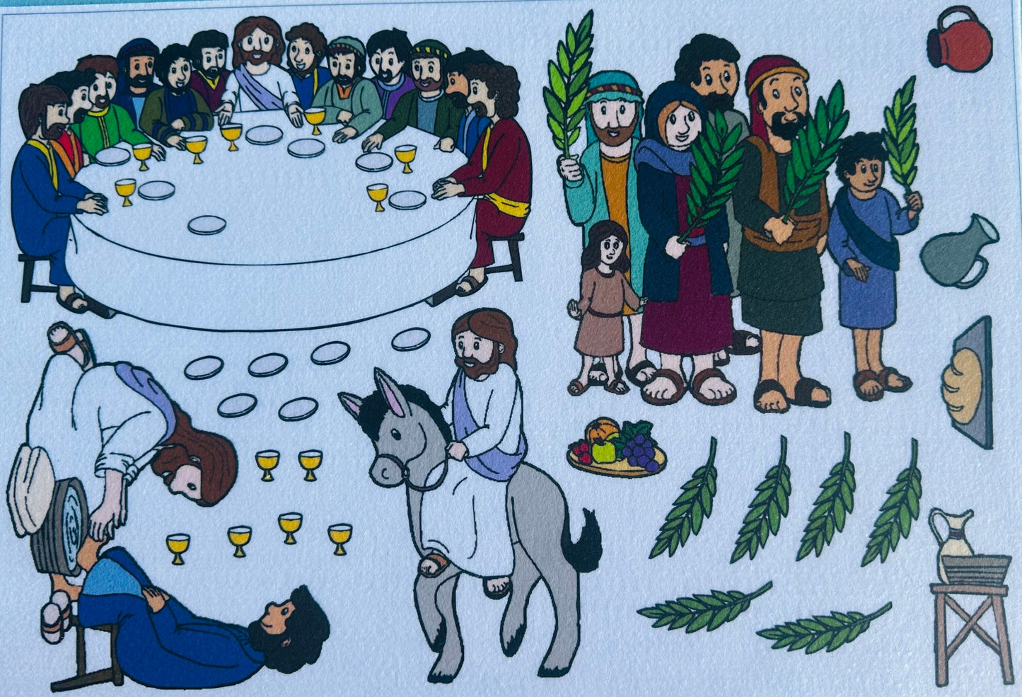 Easter #1 Palm Sunday and Last Supper